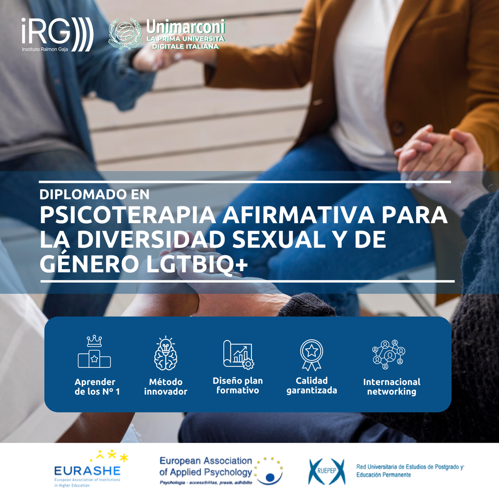 Diplomado en Psicoterapia Afirmativa para la Diversidad Sexual y de Género LGTBIQ+