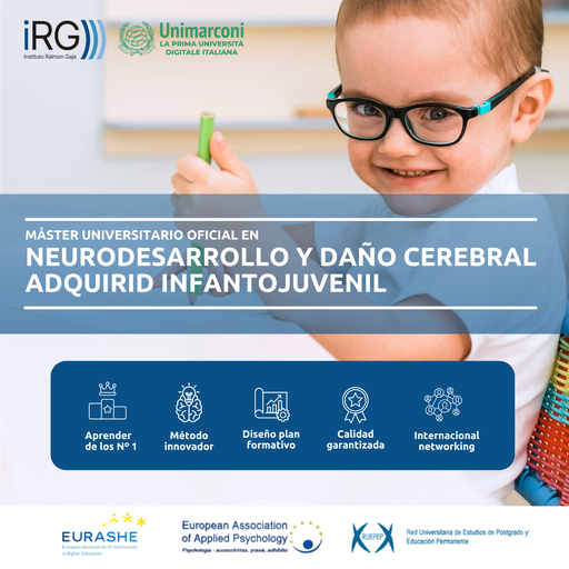 Máster Oficial en Neurodesarrollo y Daño Cerebral Adquirido (Convenio)